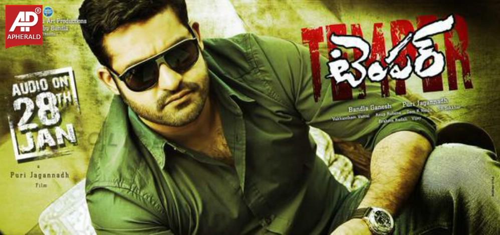 Temper Movie Audio Release Posters