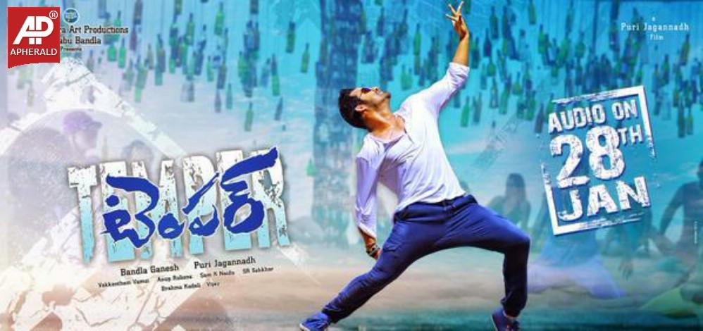 Temper Movie Audio Release Posters