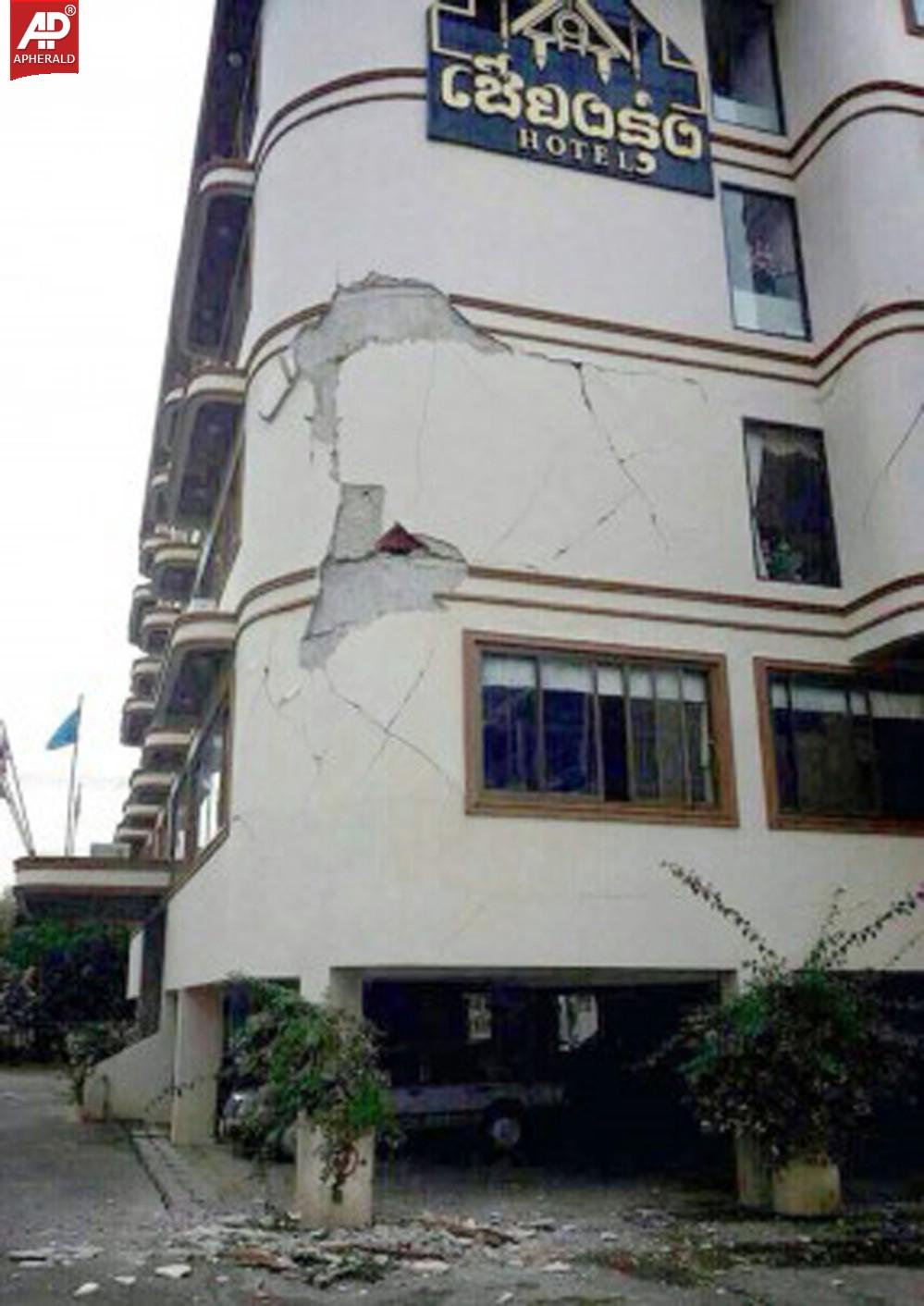 Thailand Big Earthquake Photos