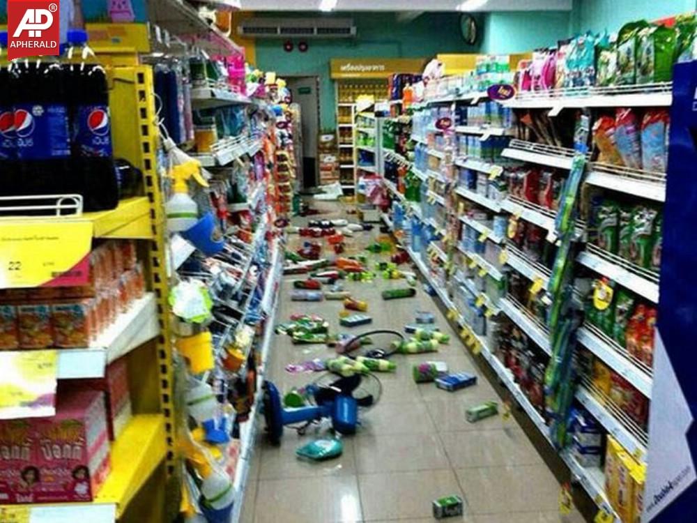 Thailand Big Earthquake Photos