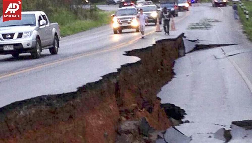 Thailand Big Earthquake Photos