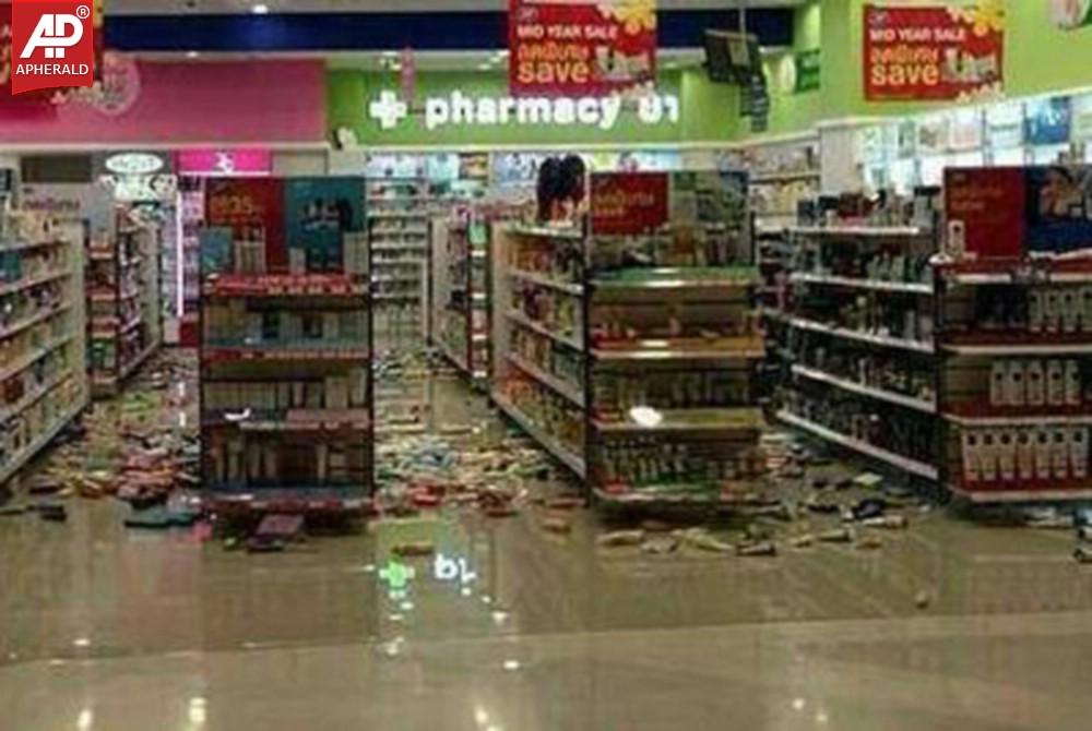 Thailand Big Earthquake Photos
