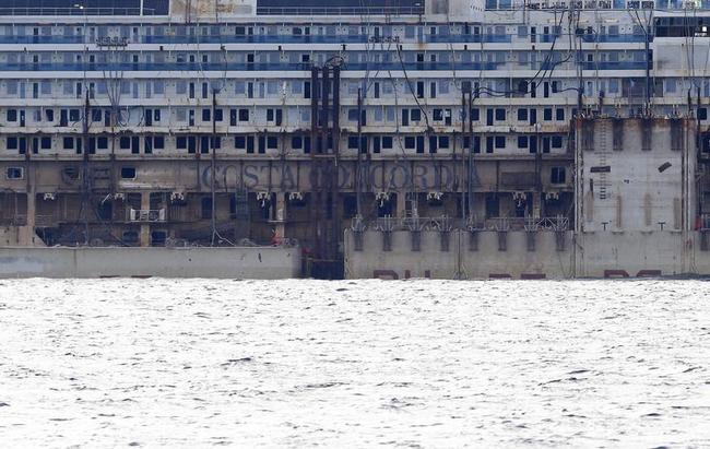 Wrecked Costa Concordia completes its Final Voyage