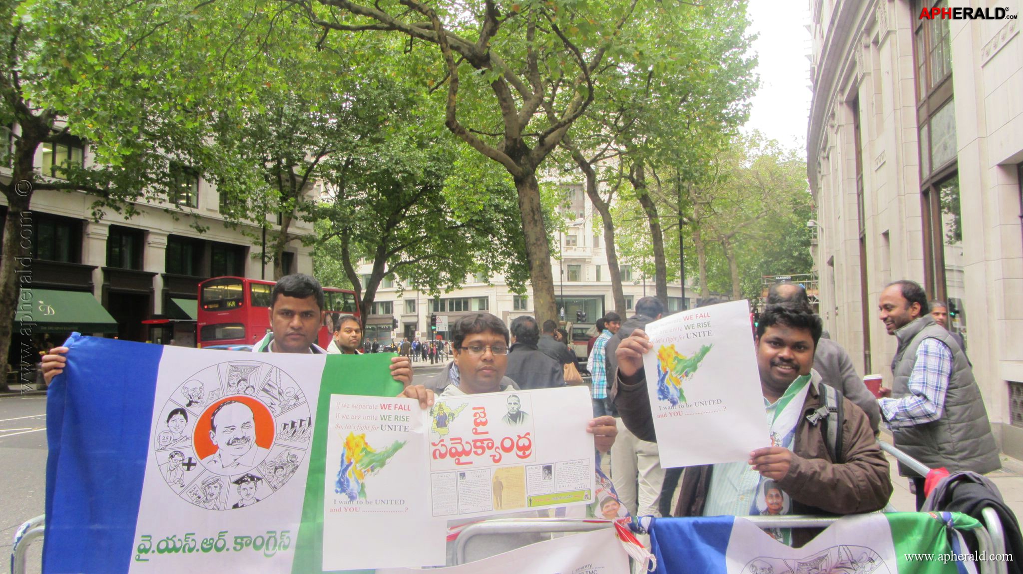 YSRCP Protests in London