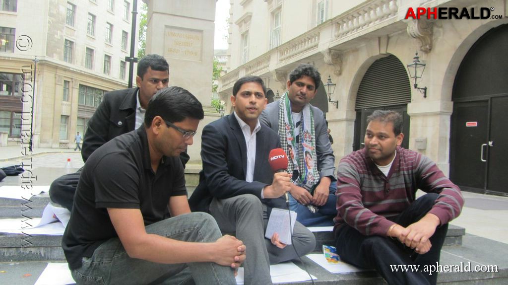YSRCP Protests in London