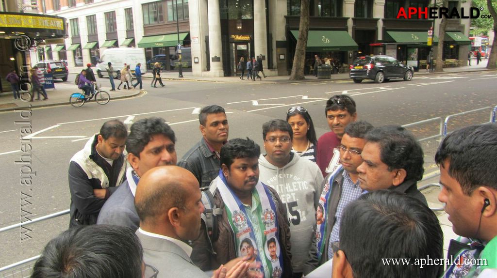 YSRCP Protests in London
