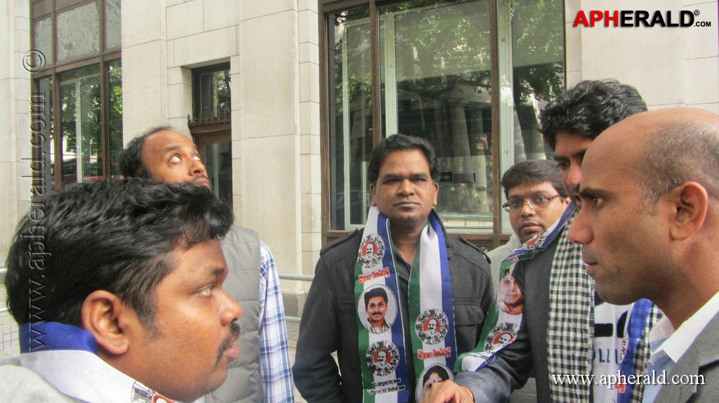 YSRCP Protests in London