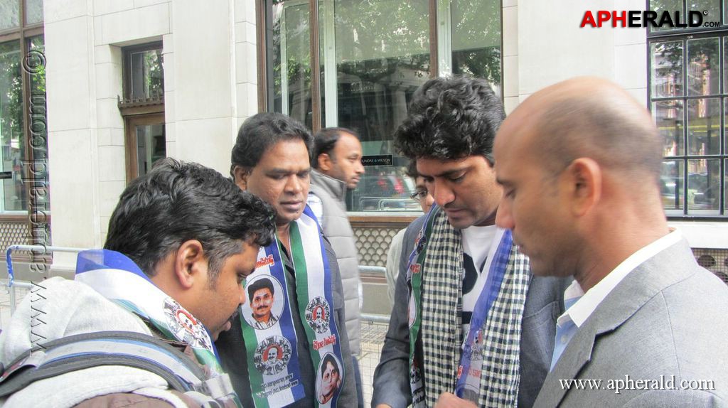 YSRCP Protests in London