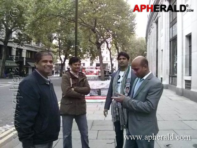 YSRCP Protests in London