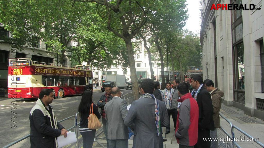YSRCP Protests in London