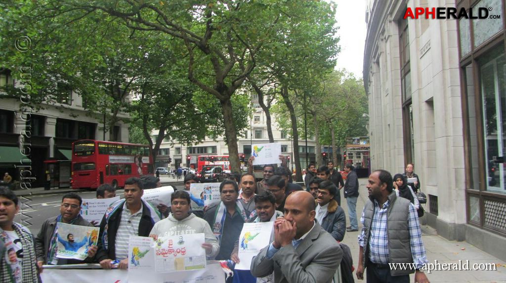YSRCP Protests in London