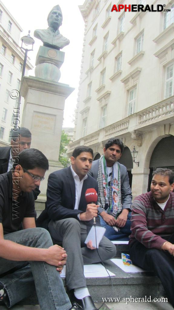 YSRCP Protests in London