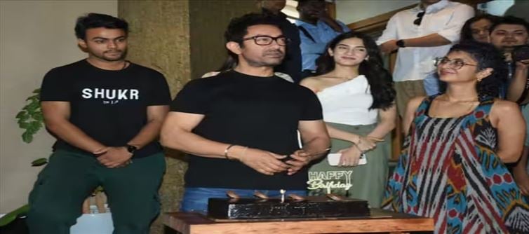 Aamir Khan Celebrates His 59th Birthday With Ex-Wife Kiran Rao And 'Laapataa Ladies' Cast