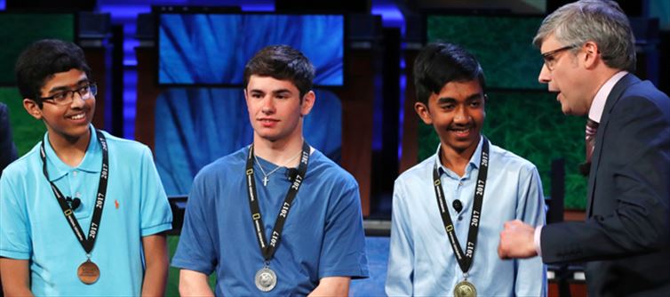 Indian American Student won National Geographic Bee contest