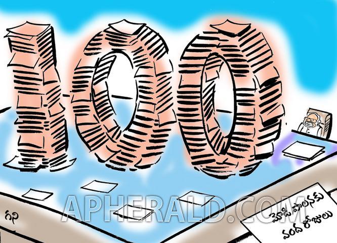 100 for Days Modi Role