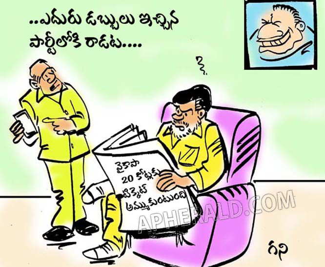 tdp blames ycp