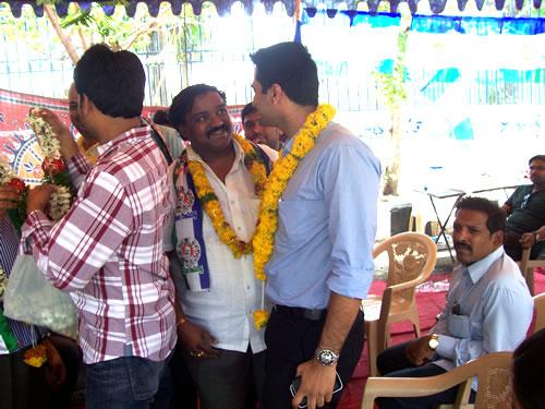 YSR CONGRESS PARTY STATE IT WING MEMBERS IN HUNGER STRIKE 