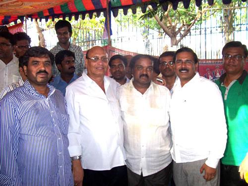 YSR CONGRESS PARTY STATE IT WING MEMBERS IN HUNGER STRIKE 