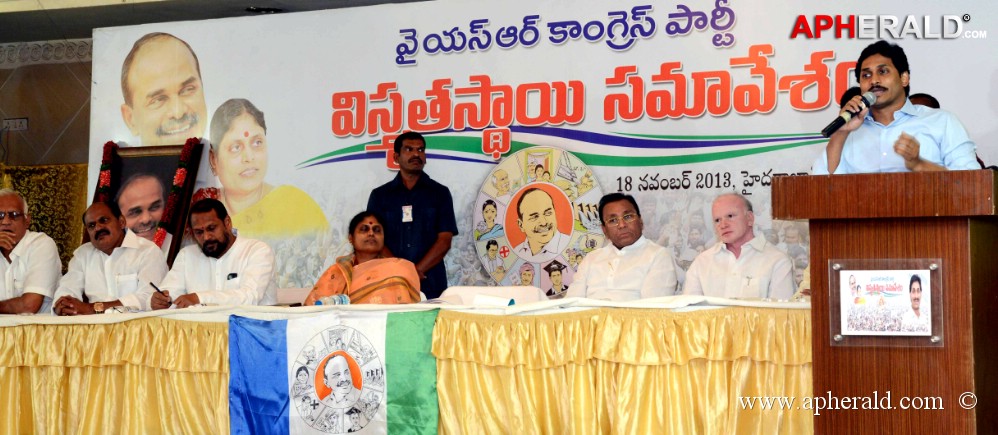 YSRCP State level meet in Hyderabad