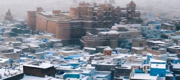 AI imagines snowfall in Jaipur, pic showing The Pink City draped in white goes viral!?