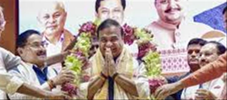Himanta Biswa Sarma Sworn in as Assam Chief Minister for Second Term in Presence of PM Modi