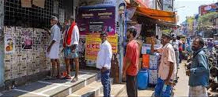 7ம் தேதி முதல் தமிழ்நாட்டிலும் மதுபானக் கடைகள்