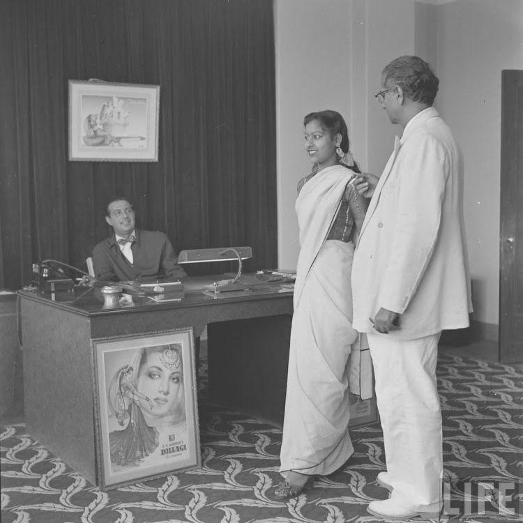 Girls Auditioning Screen Test for Hindi Movies 1950's