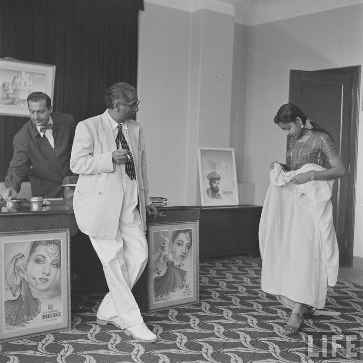 Girls Auditioning Screen Test for Hindi Movies 1950's