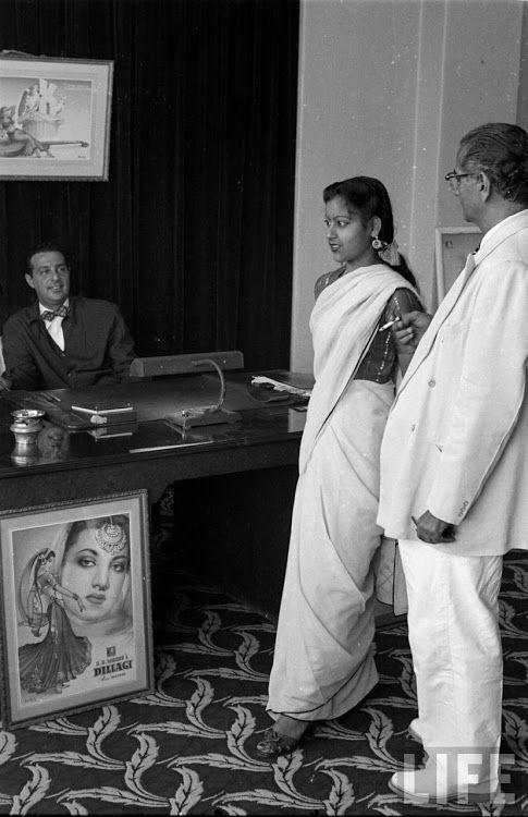 Girls Auditioning Screen Test for Hindi Movies 1950's