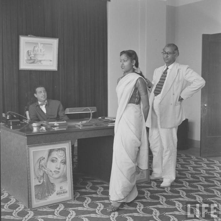 Girls Auditioning Screen Test for Hindi Movies 1950's