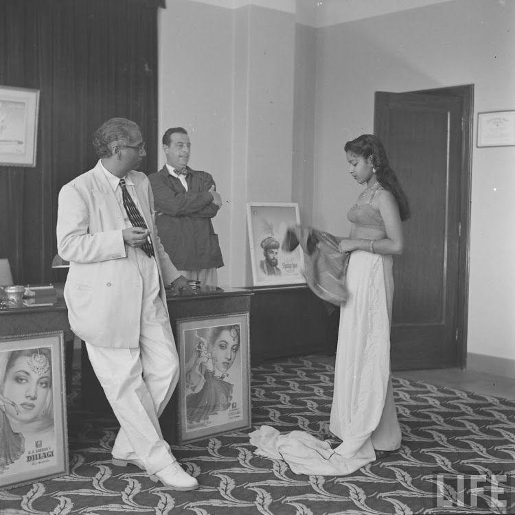 Girls Auditioning Screen Test for Hindi Movies 1950's