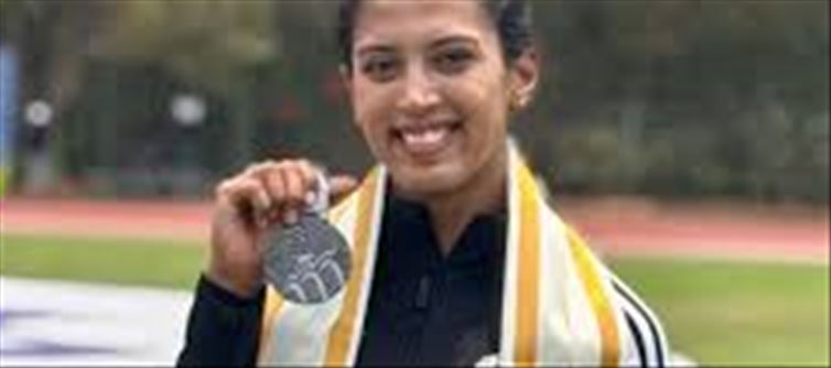 Indian Athlete Wins Silver Medal in Open Track Event