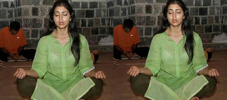 Shriya exposing her inner wear in transparent dress gets viral
