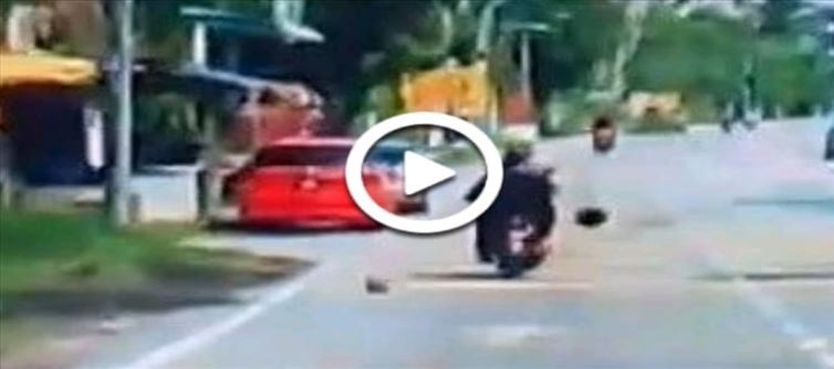 హమ్మయ్య.. హెల్మెట్ లేకపోతే ఏం జరిగేదో?