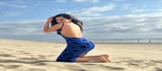 Ashu Reddy's Backless Photos in beach.!