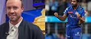 AB de Villiers praises Jasprit Bumrah..!?