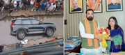 BJP Leader Meets the Real Opposition - A Corruption Audit Done by the Road Itself
