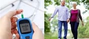 How long should diabetic patients walk every day?