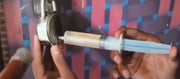 Indian Thief unlocks lock using just petrol filled syringe - See how!