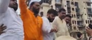 MNS workers took out a rally and raised slogans!