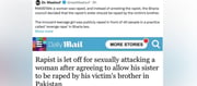Pakistan - Woman Was Raped and Rapist's Sister Was Allowed To Be Raped By Victim's Brother For 'Justice' !?!