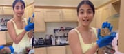 Pooja Hegde Shows Her Culinary Skills - VIDEO