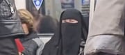 This is Why Burqa Should Be Banned - Guy Hides Under A Burqa In London Metro