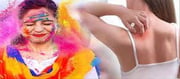 Skin allergy due to Holi..! Easy way to stay safe..!?