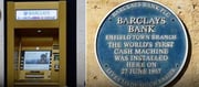 The world's first ATM was installed in this country!