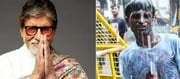 Big B was surprised to see the passion of fans in torrential rain