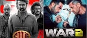Which among 'War 2' and 'Coolie' had the upper hand in booking?