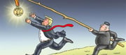 Trump 2025: Still Running, Still Falling