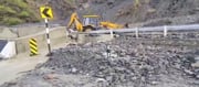 Jammu – Srinagar highway closed following landslides, mudslides and shooting stones, triggered by heavy rainfall