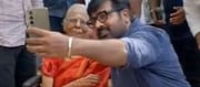 VJS: Fan who asked for a selfie when he came to vote.
